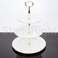 Professional Cake Stands with Duchess China - 3 Tier